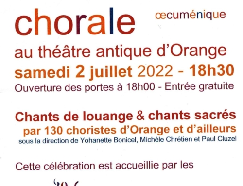 Célébration au théâtre antique d’Orange – 2 juillet 2022