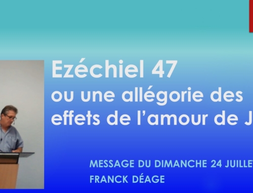 “Ezéchiel 47 ou une allégorie des effets de l’amour de Jésus” – Message du dimanche 24 juillet 2022