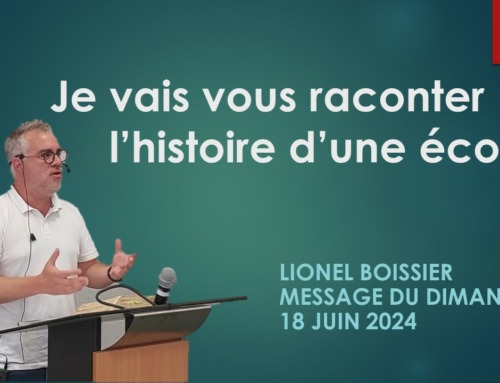 “Je vais vous raconter l’histoire d’une école” – Message du dimanche 18 juin 2023.